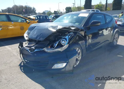 2017 Hyundai Veloster from USA, damaged, VIN KMHTC6AD5HU312095